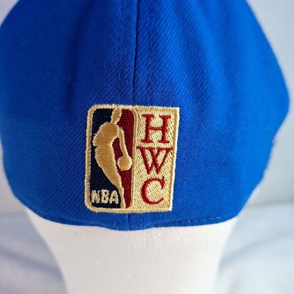 Mitchell & Ness Los Angeles Clippers Fitted 7 1/4 Hat Red Blue White NBA - Picture 5 of 10